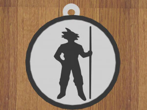 pack x10 dragon ball keychain 3D Print Model