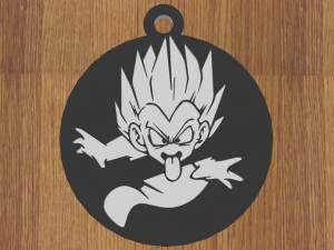 pack x10 dragon ball keychain 3D Print Model