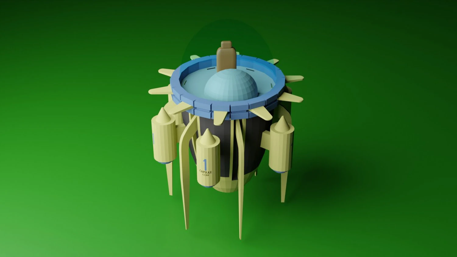time machine-trunks-dbz 3D Print Model .c4d .max .obj .3ds .fbx .stl .blend 