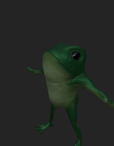 little frog 3D Модель .c4d .max .obj .3ds .fbx .stl .blend 
