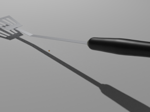 kitchen spatula 3D 모델