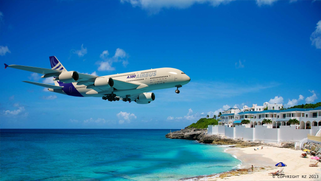 Airbus A380 Modello 3D .c4d .max .obj .3ds .fbx .stl .blend 
