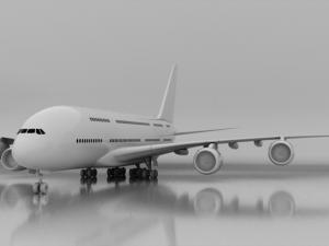 Airbus A380 Modello 3D