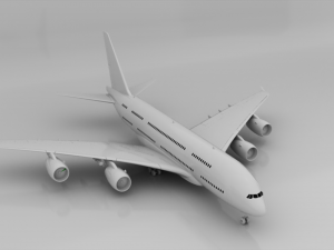 Airbus A380 Modello 3D