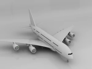 Airbus A380 3D Model