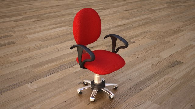 Office Chair 3D 模型 .c4d .max .obj .3ds .fbx .stl .blend 