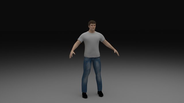 Character 3Dモデル .c4d .max .obj .3ds .fbx .stl .blend 