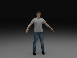 Charakter 3D Modell