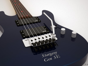 Electric guitar Modelo 3D