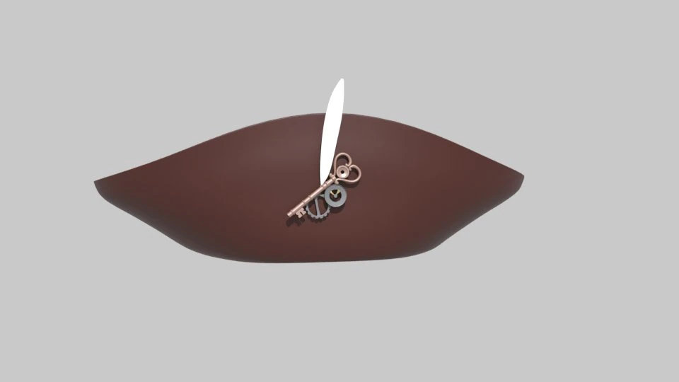 pirate hat 3D Model .c4d .max .obj .3ds .fbx .stl .blend 