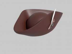pirate hat Model 3D