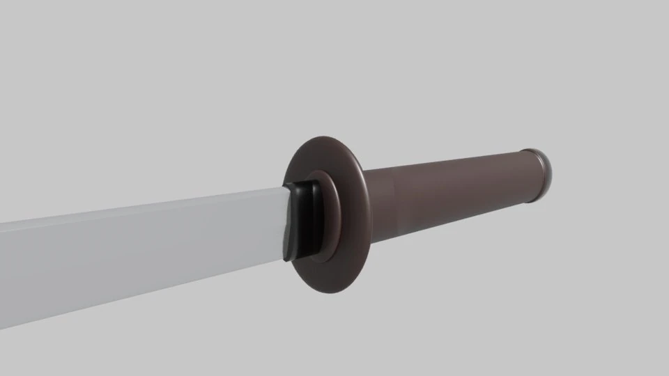 katana 3D Model .c4d .max .obj .3ds .fbx .stl .blend 