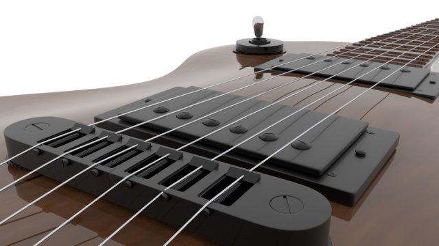 guitar 3D मॉडल .c4d .max .obj .3ds .fbx .stl .blend
