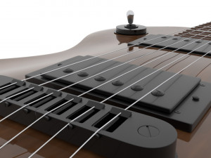 guitar Modèle 3D