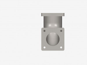 curved bend with flangers Model do druku 3D