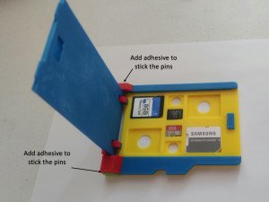 micro sd card holder 3Dプリントモデル