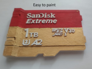 micro sd card holder 3Dプリントモデル