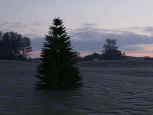 나무 3D 모델 AR-VR-게임 미드폴리 3D 모델