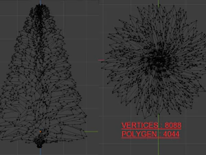 &Aacute;RBOL MODELO 3D AR-VR JUEGO MIDPOLY Modelo 3D