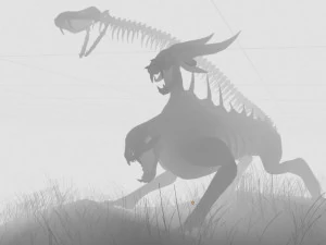 UNDEAD CHIMERA - AR-VR-GAME READY 3D Model