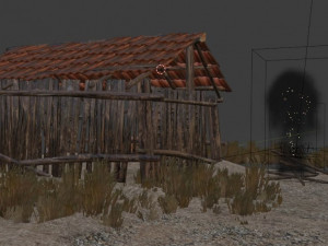 OLD WOODEN TENT 3D मॉडल