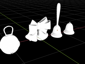 CHRISTMAS BELLS Modello 3D