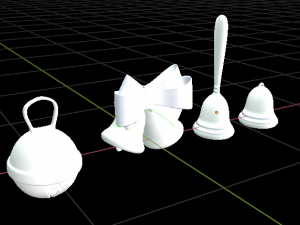 CHRISTMAS BELLS Modello 3D