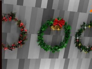 WEIHNACHTSKRANZ-RING 3D Modell