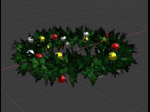 CHRISTMAS WREATH-RING 3D Модель