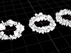 CHRISTMAS WREATH-RING 3D Модель