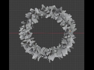 CHRISTMAS WREATH-RING 3D Модель