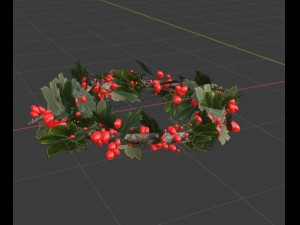 CHRISTMAS WREATH-RING 3D Модель