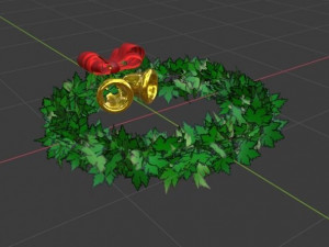 CHRISTMAS WREATH-RING 3D Модель