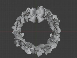 CHRISTMAS WREATH-RING 3D Модель