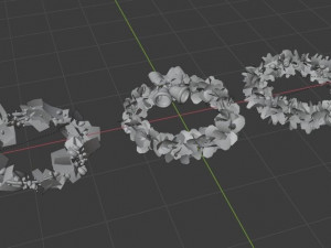 CHRISTMAS WREATH-RING 3D Модель