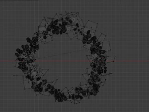 CHRISTMAS WREATH-RING 3D Model