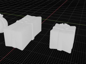 GIFT - THREE DIFFERENT DESIGNS 3D Model