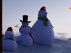 SNOWMAN Modelo 3D