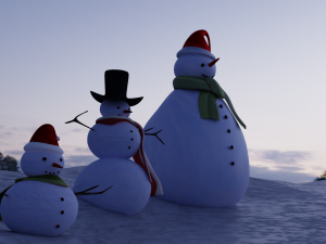 SNOWMAN 3D Model