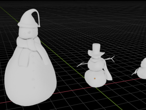 SNOWMAN 3D Model