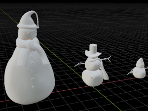 SNOWMAN 3D Model