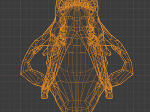 LION SKULL - LOW POLY - AR - VR - GAME DEVELOPMENT 3D Model