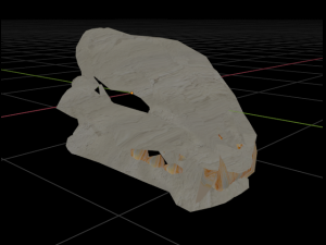 LION SKULL - LOW POLY - AR - VR - GAME DEVELOPMENT 3D Model