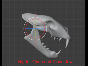 LION SKULL - LOW POLY - AR - VR - GAME DEVELOPMENT 3D Model