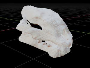 LION SKULL - LOW POLY - AR - VR - GAME DEVELOPMENT 3D Model