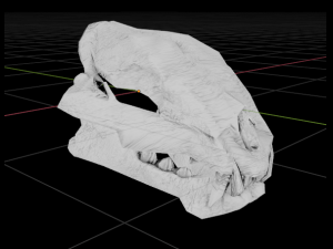 LION SKULL - LOW POLY - AR - VR - GAME DEVELOPMENT 3D Model