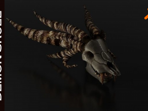 DEMON SKULL 3D Model