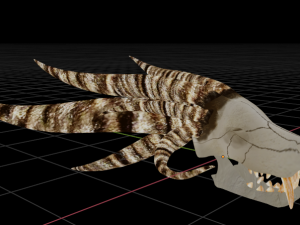 DEMON SKULL Modello 3D