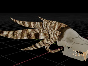 CR&Acirc;NE DE D&Eacute;MON Modèle 3D