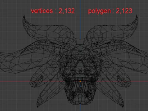 CR&Acirc;NE DE D&Eacute;MON Modèle 3D